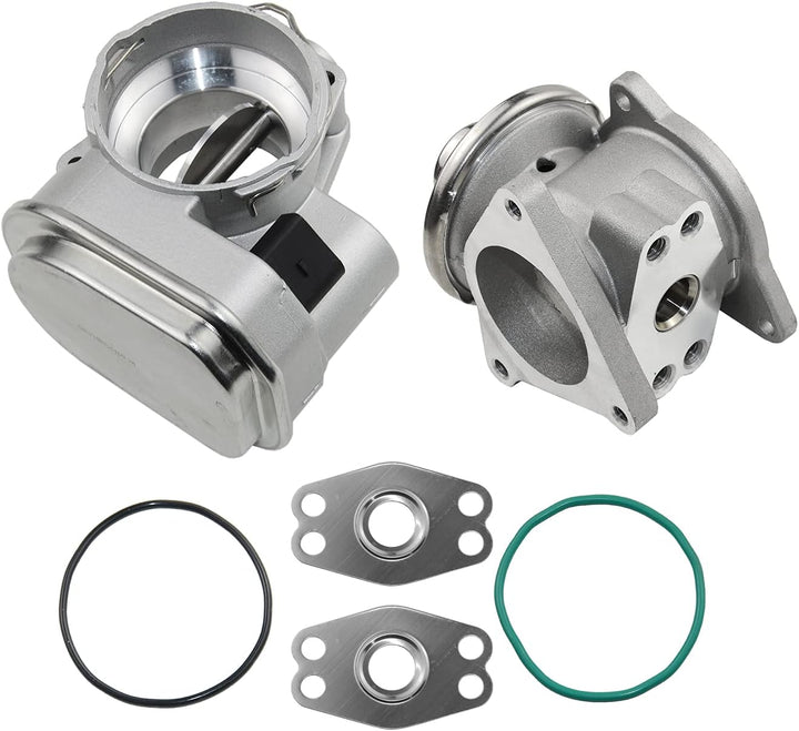 Drosselklappenstutzen + EGR Ventil 038128063 G