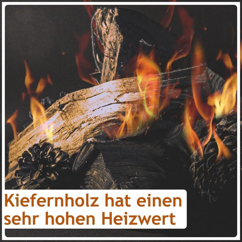 Kiefer Brennholz Kaminholz Holz 5-500 kg Für Ofen und Kamin Kaminofen Feuerschale Grill Feuerholz Ho