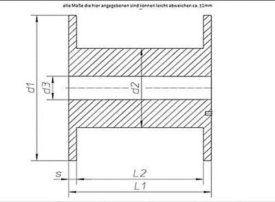 Kunststoffspule, 5 Stück Leerspule, Einwegspule für das aufwickeln verschiedener Materialien E250 mi