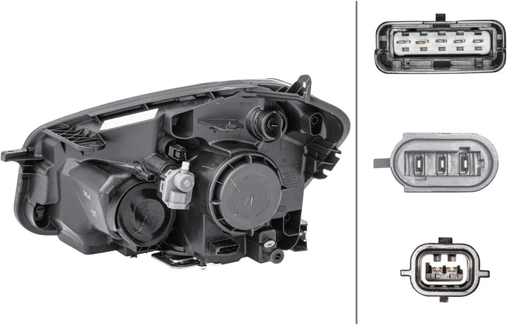 HELLA 1EL 010 335-261 Xenon-Hauptscheinwerfer - rechts - für u.a. Nissan Qashqai I (J10, NJ10, JJ10E