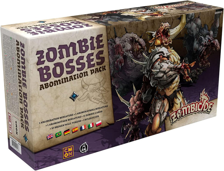 CMON | Zombicide: Black Plague – Zombie Bosses | Erweiterung | Kennerspiel | Dungeon Crawler | 1-6 S