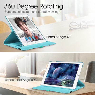 Fintie Hülle für iPad Pro 9.7 Zoll - 360 Grad Rotierend Stand Cover Case Schutzhülle Tasche mit Auto