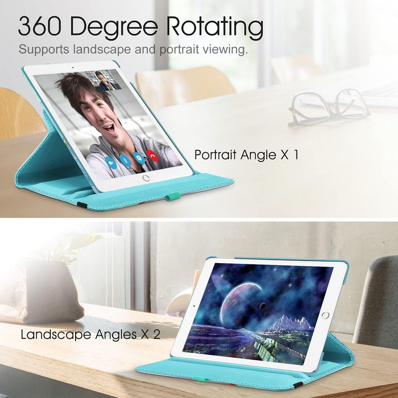 Fintie Hülle für iPad Pro 9.7 Zoll - 360 Grad Rotierend Stand Cover Case Schutzhülle Tasche mit Auto