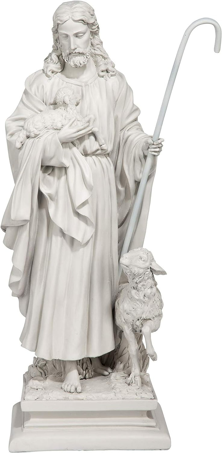Design Toscano Jesus, der gute Hirte, Gartenstatue L, L