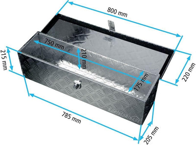 Truckbox D035 Werkzeugkasten, Deichselbox, Transportbox, Alubox, Alukoffer