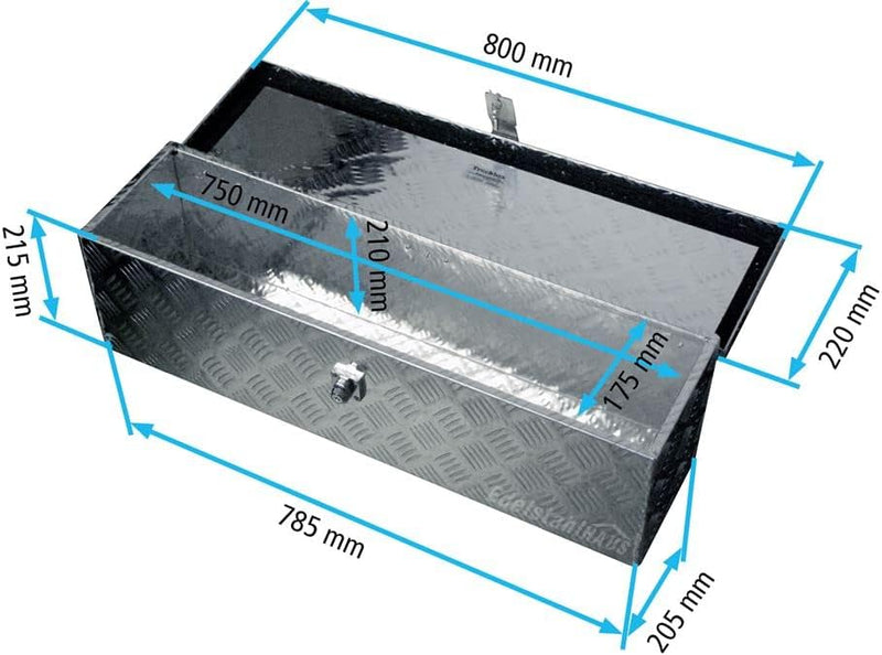 Truckbox D035 Werkzeugkasten, Deichselbox, Transportbox, Alubox, Alukoffer