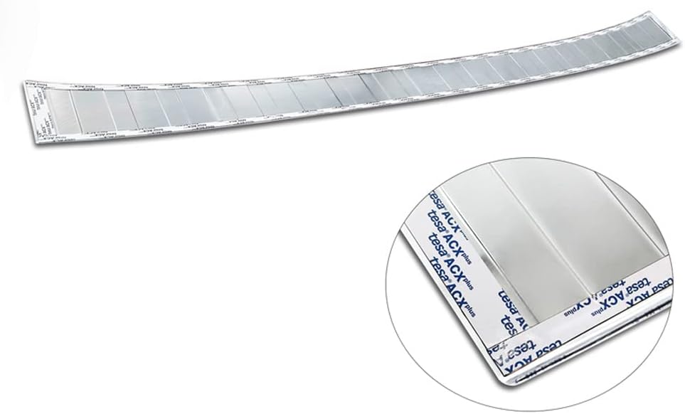 Avisa Edelstahl Heckstossstangenschutz kompatibel mit Mercedes Citan (W420) Box/Tourer 2021- 'Ribs'