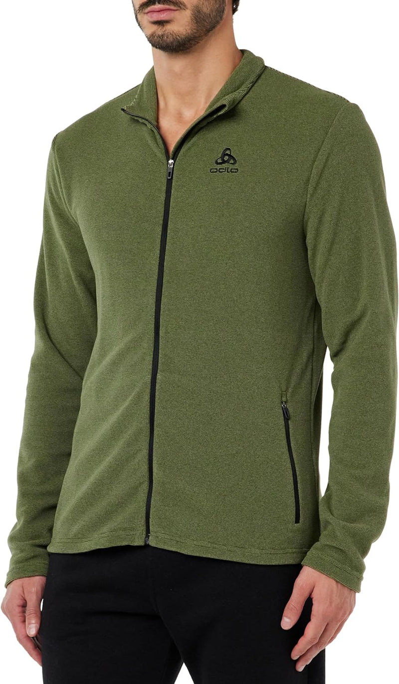 Odlo Herren Sweatshirt L Matte Green - Deep Depths, L Matte Green - Deep Depths