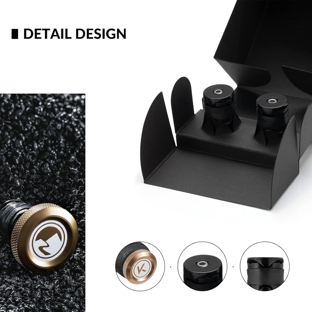 ROCKBROS Road-to-Sky Fahrrad Lenkerstopfen Endkappe Lenker Bar End Plugs aus Aluminiumlegierung 2 St