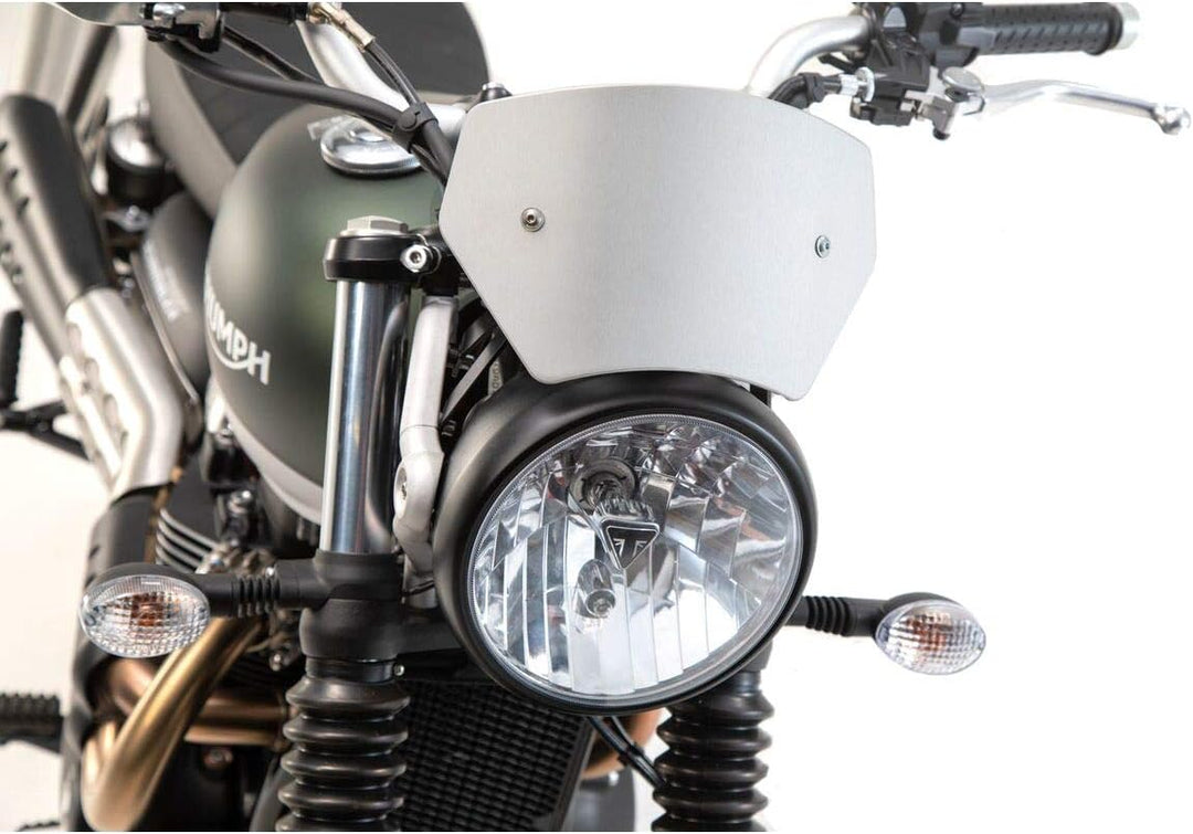 SW-Motech Windschild - Silbern. Triumph Street Scrambler 900 (16-).