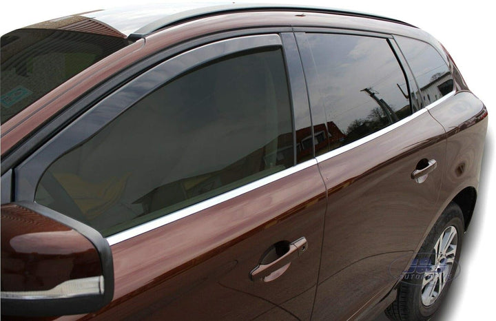 J&J AUTOMOTIVE | Windabweiser Passend Für XC60 1, 2008-2016, Heko Regenabweiser, Schwarz, Getönt, Se