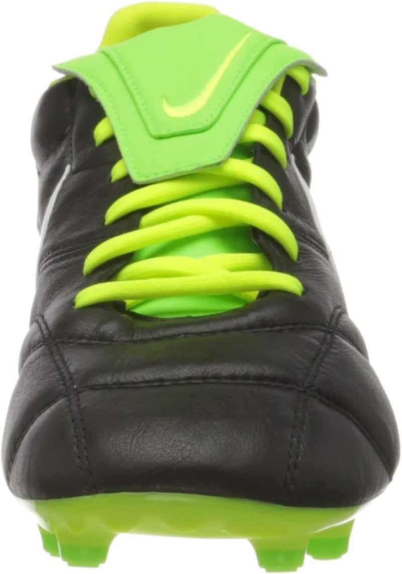 Nike Herren Premier II (FG) Football Shoe 38.5 EU Black White Volt Electric Gree, 38.5 EU Black Whit
