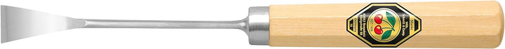 "KIRSCHEN" Werkzeuge 3121002 | Bildhauerbeitel mit Weissbuchenheft Stich 1, gekröpft - 2mm, 2mm