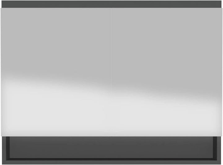 Gecheer Bad Spiegelschrank mit 2 Türen & 3 Fächer Badezimmerspiegel Badspiegel Badschrank Badezimmer