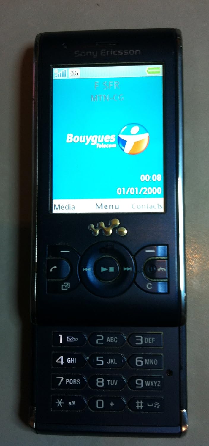 Sony Ericsson W595 Handy (Bluetooth, 3.2MP, 2GB Memory Stick, Walkman, UKW-Radio) Active Blue, Activ