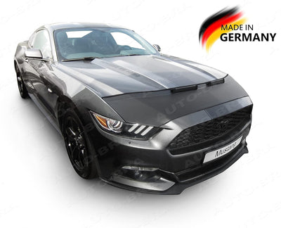 AB3-00362 CARBON OPTIK Auto Bra kompatibel mit Ford Mustang Bj. ab 2017 Haubenbra Steinschlagschutz