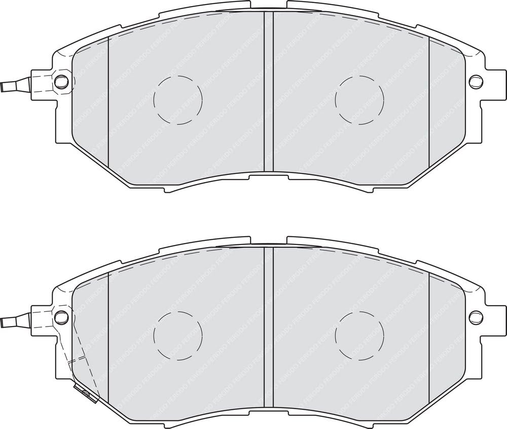 Ferodo FDB1984 PREMIER Bremsbelagsatz, Scheibenbremse - (4-teilig) - (4 Stück)