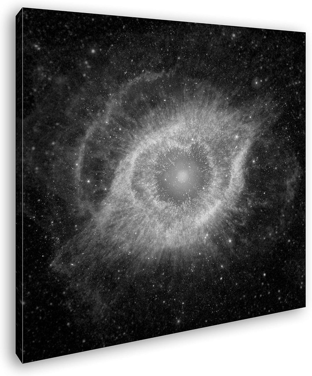 deyoli Überreste Einer Supernova Format: 60x60 Effekt: Schwarz&Weiss als Leinwandbild, Motiv fertig