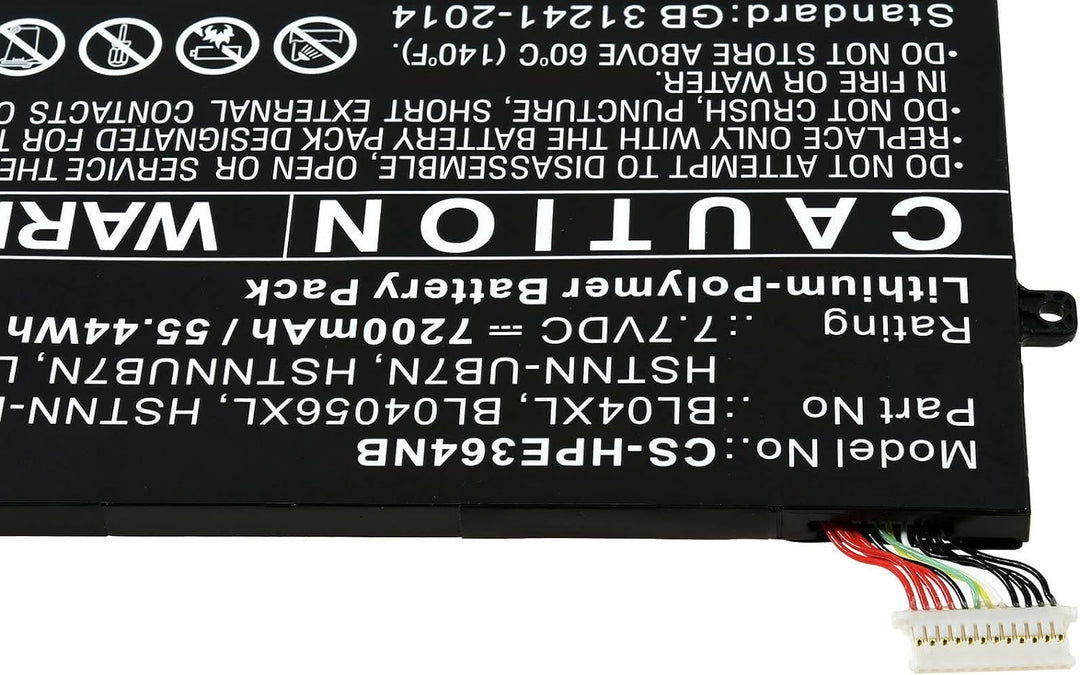 Akku für Laptop HP EliteBook x360 1040 G5(5DG06EA), 7,7V, Li-Polymer