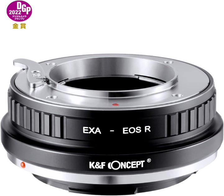 K&F Concept Lens Mount Adapter EXA-EOS R Manueller Fokus Kompatibel mit Exakta, Auto Topcon Objektiv