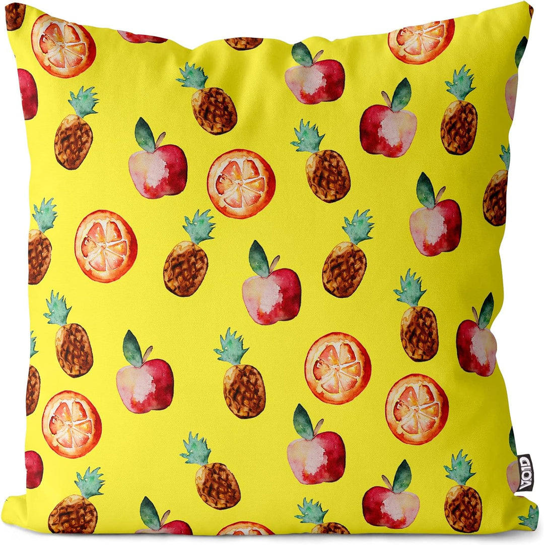 VOID Äpfel Ananas Orangen Kissenbezug Kissenhülle Sofakissen Kissen Deko Outdoor-Kissen Dekokissen,