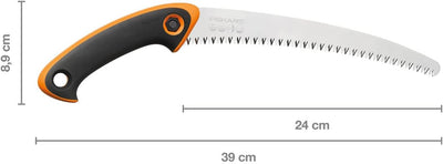 Fiskars Profi Handsäge für frisches Holz, Grobzahnung, Hochwertiges Stahl-Sägeblatt, Inklusive Aufbe