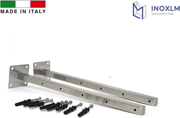 INOXLM Arme für Wäscheleine Wandtrockner Wandtrockner Made in Italy Edelstahl
