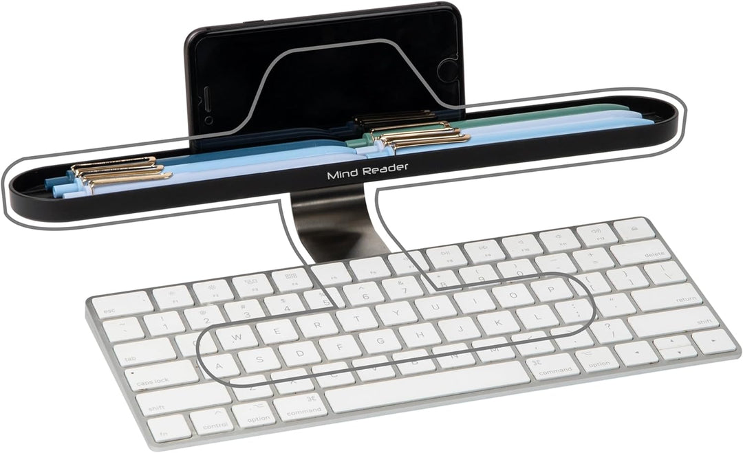 Mind Reader Anchor Collection, Tastaturablage für Handy, Tablet, Stifte und Zubehör, Schreibtisch-Or