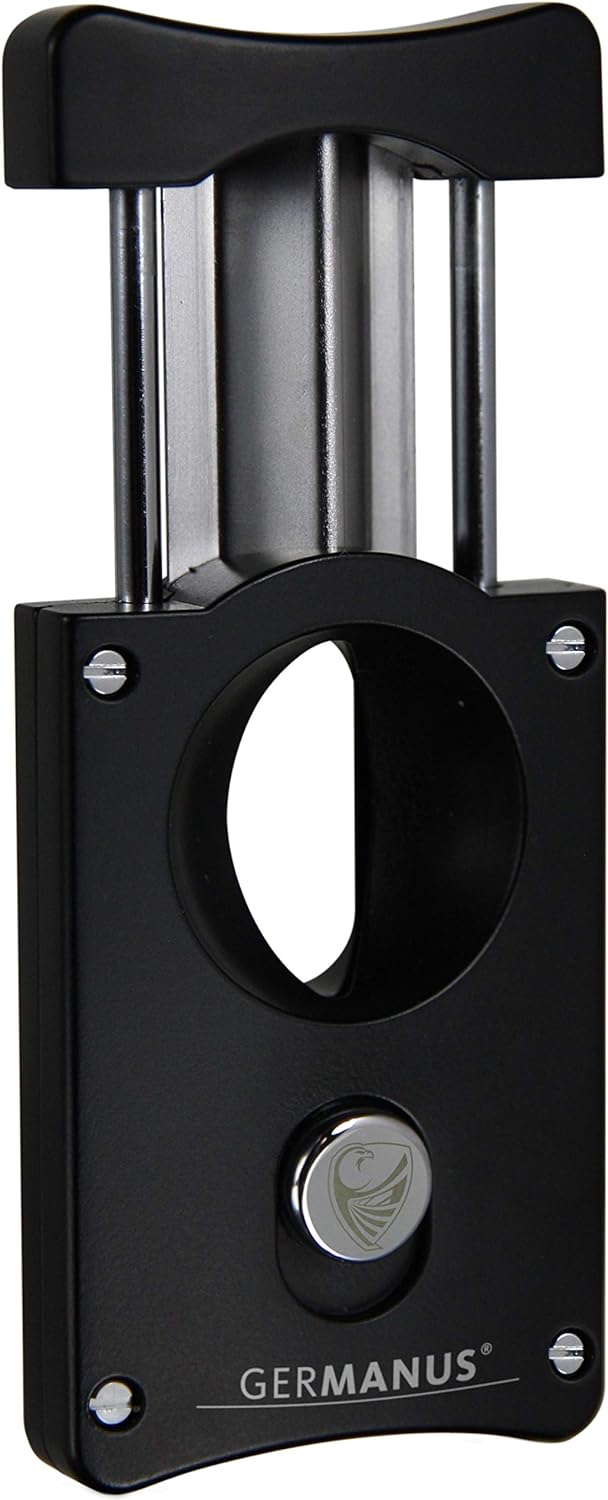 GERMANUS Zigarrenschneider V-Cutter mit V-Ausschnitt V-Cut, Schwarz