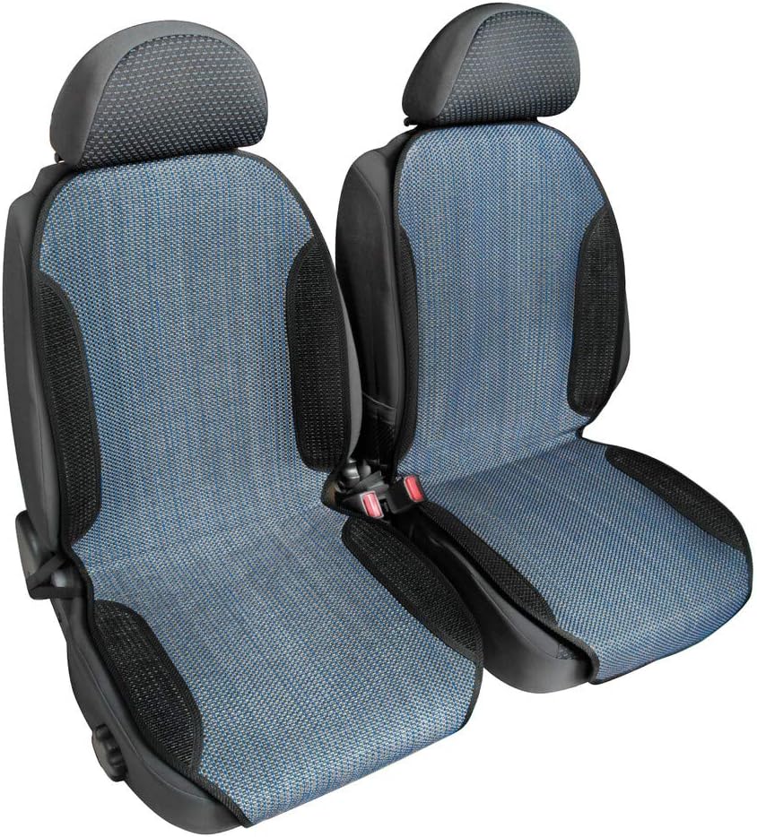 Lampa 54505 Sporting Fresh, 2 x Universal-Autositzbezüge für Vordersitze blau, blau