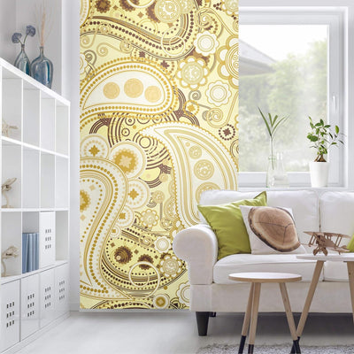 Bilderwelten Raumteiler Retro Paisley 250x120cm ohne Halterung 250x120cm without hanger, 250x120cm w