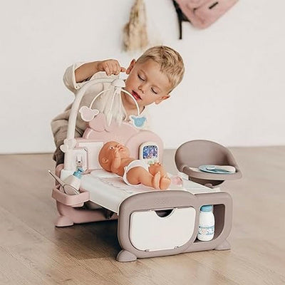 Smoby Toys - Baby Nurse Cocoon Puppen-Spiel-Set für Kinder ab 3 Jahren - 3-in-1 Spielcenter (Puppenb