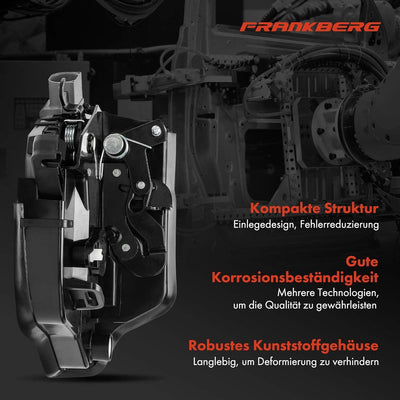 Frankberg Türschloss Stellmotor Vorne Rechts 7-Polig Kompatibel mit X5 E53 3.0d 3.0i 4.4i 4.6is 4.8i