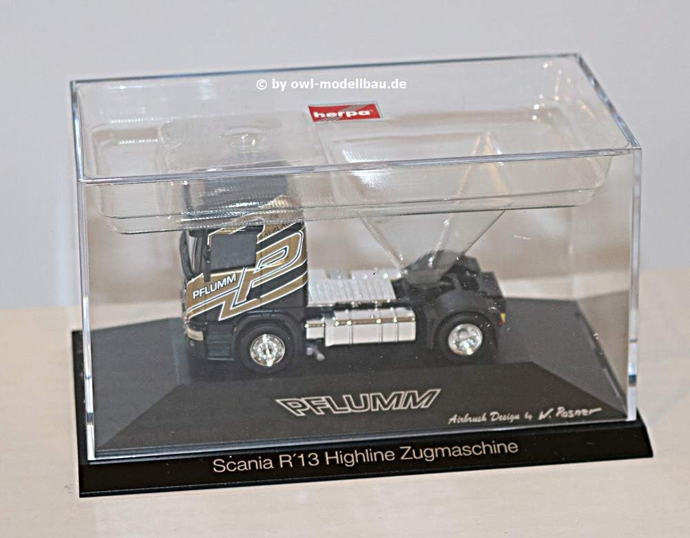 herpa 110891" Scania R HL Zugmaschine Pflumm Miniaturfahrzeug