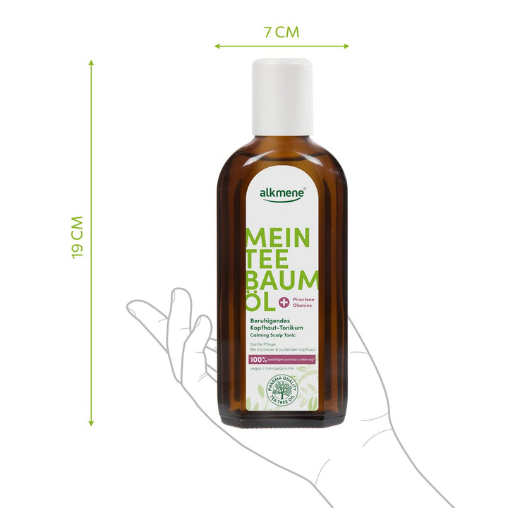 alkmene Mein Teebaumöl Kopfhaut Tonikum 6x 250 ml Juckreiz Linderung 100% bestätigt - naturreines Te