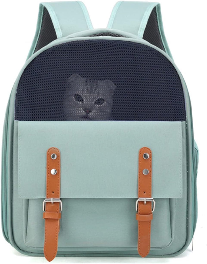PETCUTE Hunderucksack bis 8kg,Haustier Hunde Katzen Rucksack mit Innerer Sicherheitsleine,Atmungsakt