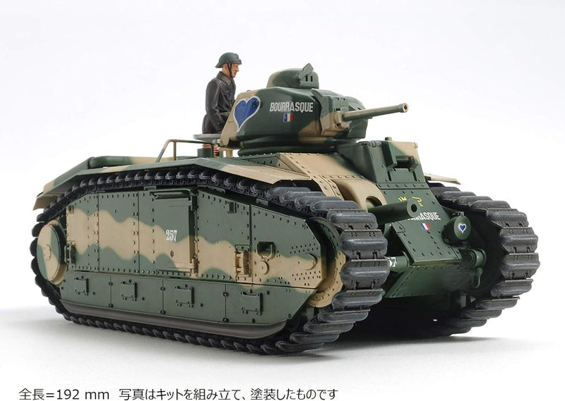 Tamiya 300030058 - 1:35 WWII französische Panzer B1 bis (motor.)