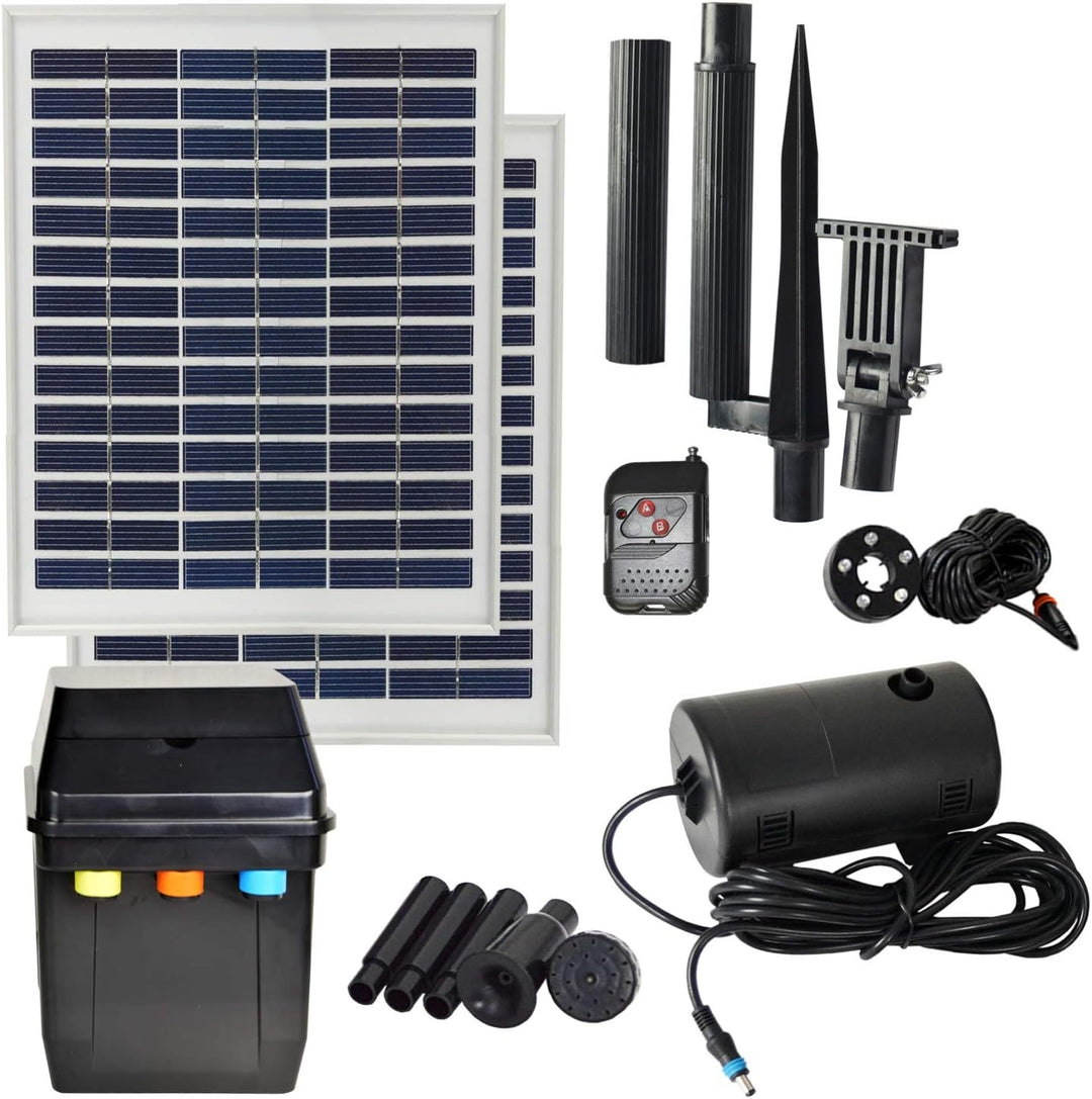 SOLAR TEICHPUMPE Oasis 1601R-1 Solar-Teichpumpen-Set für Garten und TEICH SPRINGBRUNNEN, Oasis 1601r