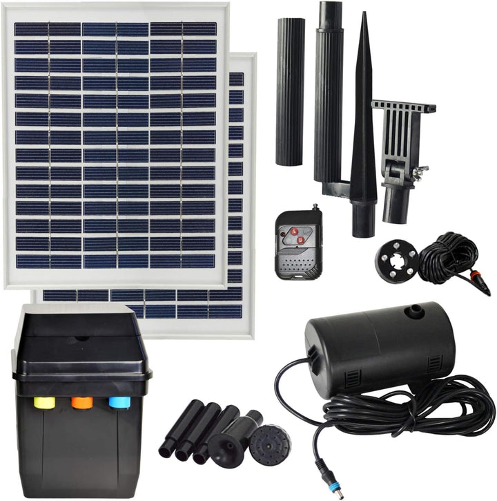 SOLAR TEICHPUMPE Oasis 1601R-1 Solar-Teichpumpen-Set für Garten und TEICH SPRINGBRUNNEN, Oasis 1601r