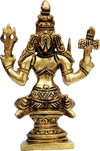 Purpledip Idol Mariamma Shakthi Devi: Kleine Statue der Göttin Arulmigu Mariamman (12075)