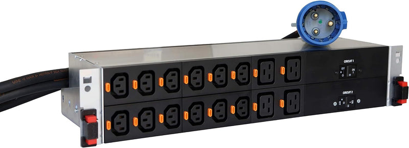 LEGRAND, smarte Rack-PDU metered 19’’ 2U, 32A-230V, IEC 320-Steckdosen: 12 x C13 und 4 x C19, 7,4 kV