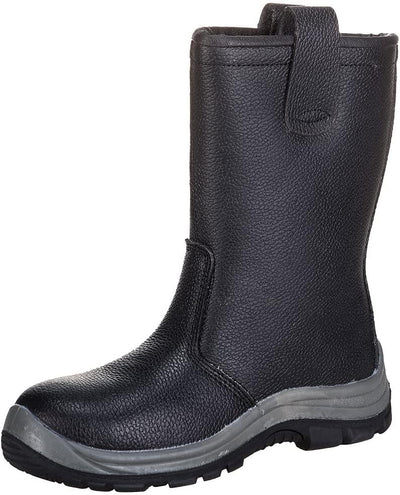 Portwest Steelite Rigger Sicherheitsstiefel S1P CI, Grösse: 38, Farbe: Schwarz, FW12BKR38 38 EU Schw