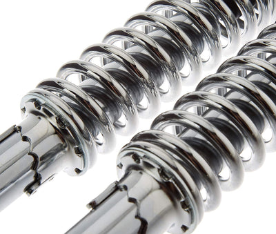 Stossdämpfer Satz universal Chrom 360mm - Mofa, Mokick, Moped