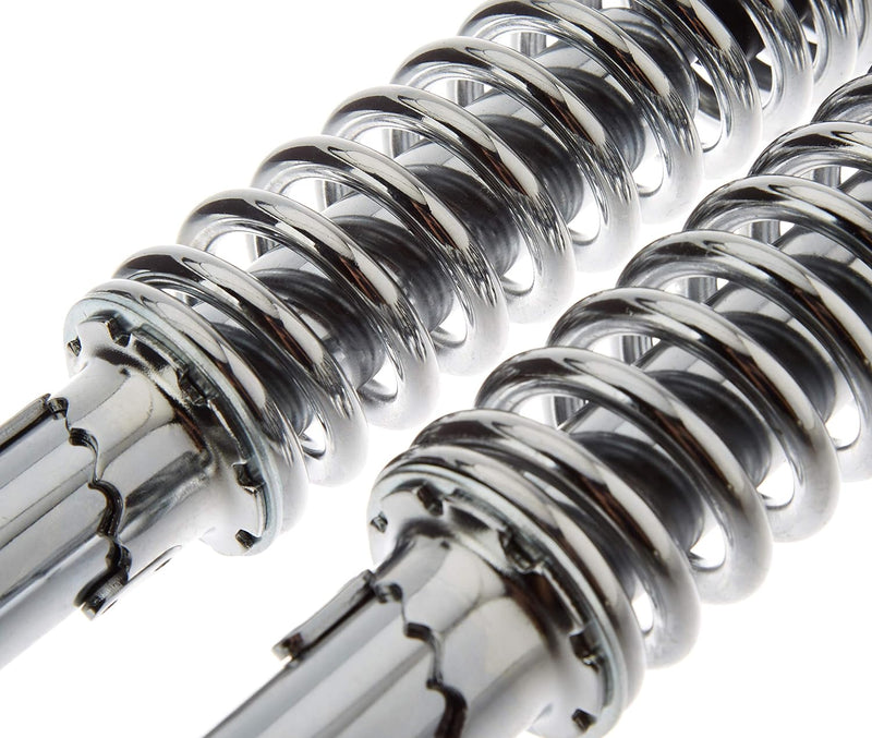 Stossdämpfer Satz universal Chrom 360mm - Mofa, Mokick, Moped