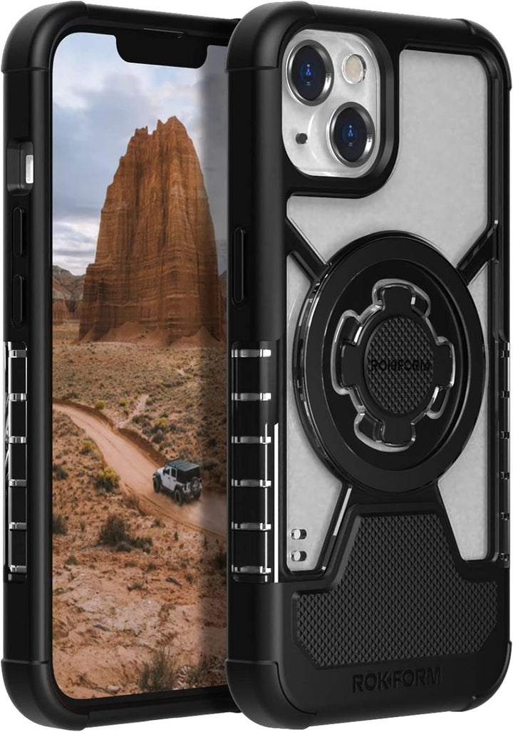 ROKFORM - iPhone 13 Hülle, Doppelmagnet oder und Dreh Verriegelung, iPhone 13 Handyhülle nach Militä