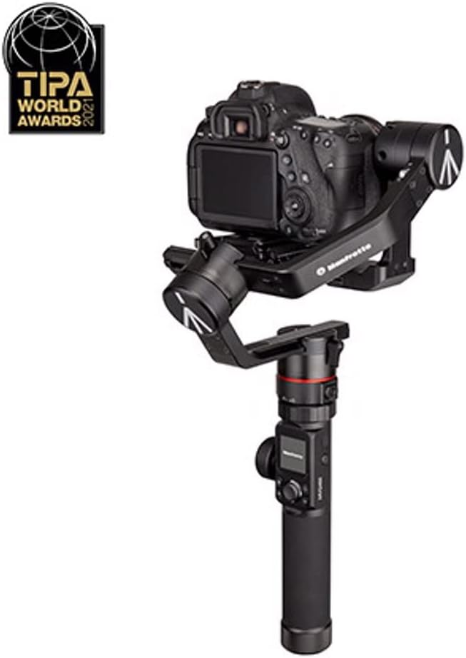 Manfrotto MVG460, tragbarer professioneller 3-Achsen Gimbal-Stabilisator für Spiegelreflexkameras, i