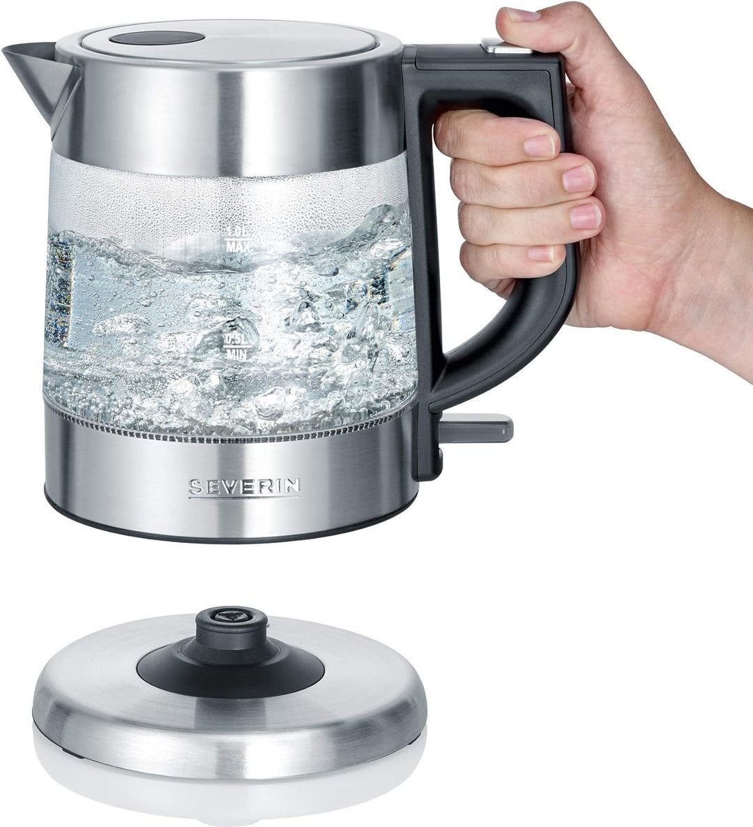 SEVERIN AT 2509 Automatik-Toaster (1.400 W, 2 Langschlitzkammern, für bis zu 4 Brotscheiben) Edelsta