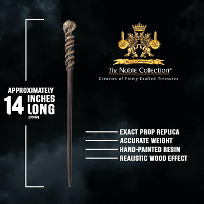 Harry The Noble Collection - Dean Thomas Character Wand - 14in (35cm) Wizarding World Wand with Name