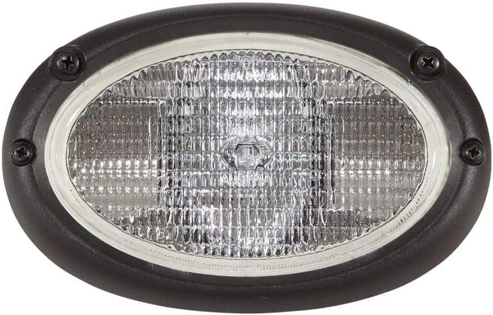 HELLA - Halogen-Arbeitsscheinwerfer - Oval 100 - 12V - Einbau/Schraubanschluss - 2-Punkt Befestigung