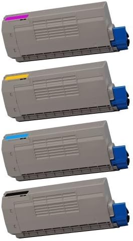4X Alternativ Rebuilt Toner Set für Oki C: C 5500 N C 5550 MFP C 5550 N Farben: CMYB Set